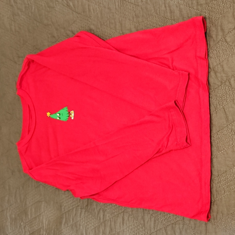 Christmas tree kids long sleeve shirt